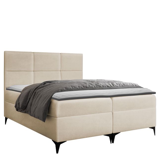 Jenkkisänky FAVA 120x200 + sijauspatja, beige (3822)