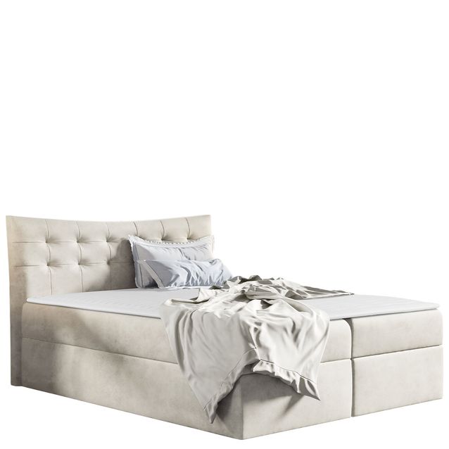 Jenkkisänky HAVANA 120x200 + sijauspatja, beige (5382)