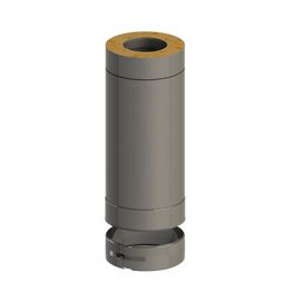 Jeremias 500 mm jatko-osa Ø130 mm piippuun, rst