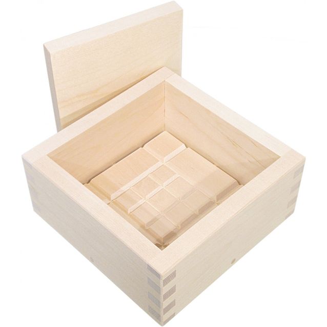 Juustokehä 17x17x8cm kannella koivua