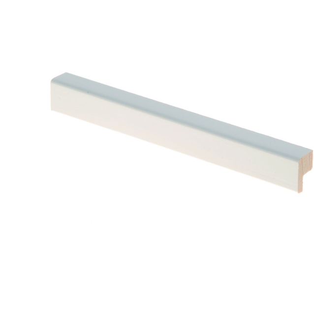 Kaakelilista Maler, 12x20/8x2700mm, mänty, valkoinen