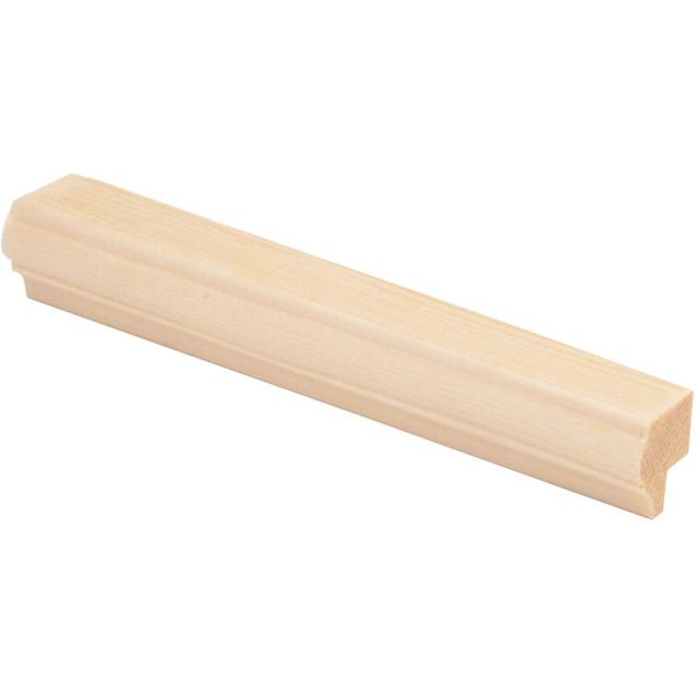 Kaakelilista Maler Aura, 18x20/7x2700mm, mänty, puuvalmis