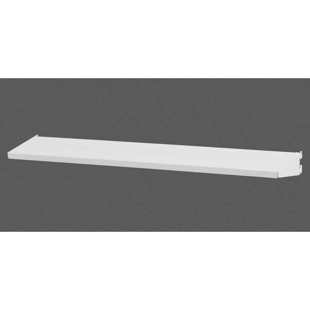 Valkoinen Elfa Utility Home -malliston käännettävä hylly 598x48x115 mm