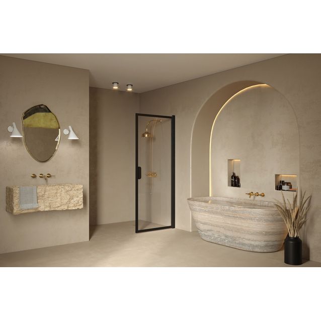 Kääntyvä suihkuovi Hietakari Bläk 732 New York 1950x795 mm