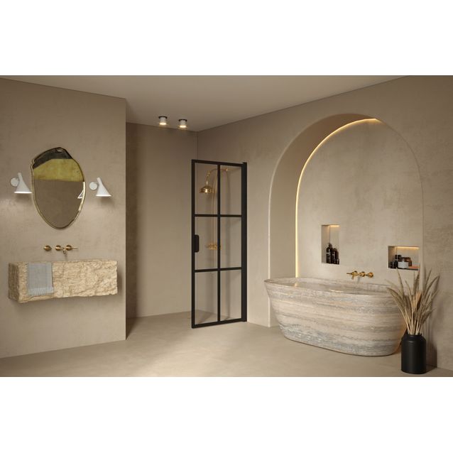 Kääntyvä suihkuovi Hietakari Bläk 738 Paris 1950x695 mm