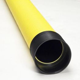 Kaapelinsuojaputki Meltex TEL B Ø75/62 mm x 6 m keltainen PE tupla