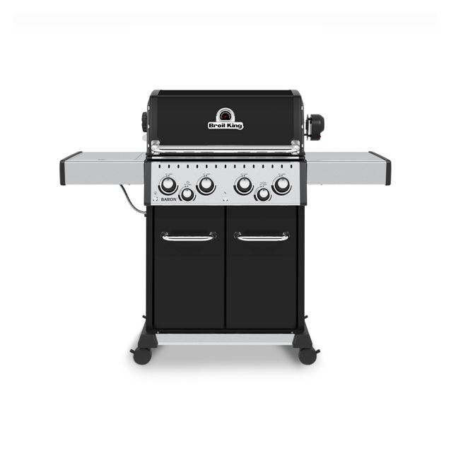 Kaasugrilli Broil King Baron 490 4 poltinta, sivupoltin, varraspaahdin