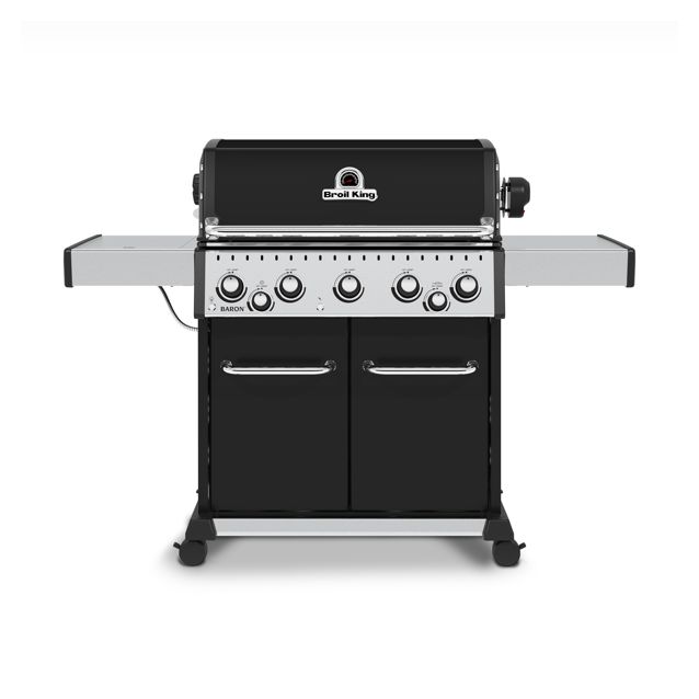 Kaasugrilli Broil King Baron 590 5 poltinta, sivupoltin, varraspaahdin