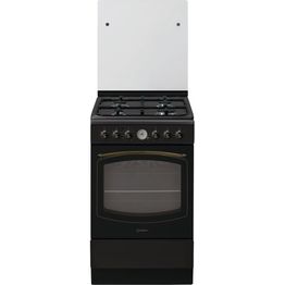 Kaasuliesi Indesit IS5G8MHAE sähköuunilla 50 cm antrasiitti