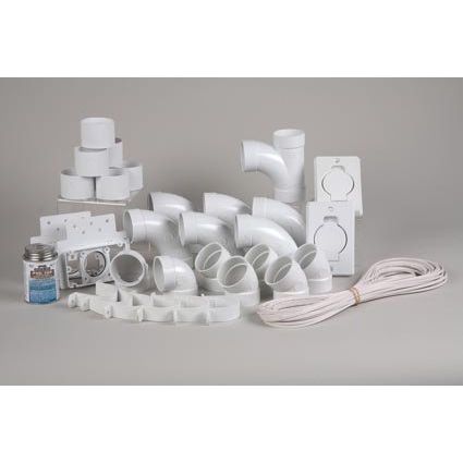 Kahden imurasian asennusarja Beam Inno IK-250 valkoinen