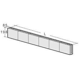 Väliseinäpalkki Kahi VHR 1500x85x98 mm
