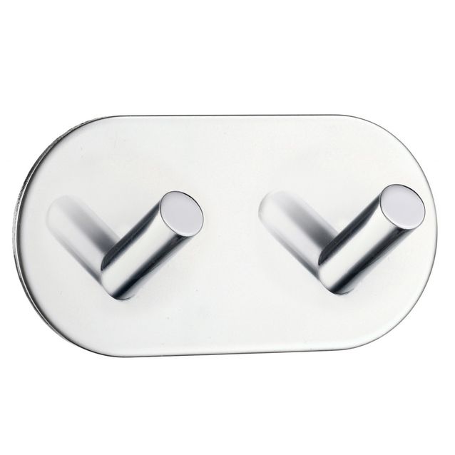 Kaksoiskoukku Smedbo B 1091 tarrakiinnitteinen