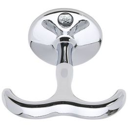 Kaksoiskoukku Beslag Design Siljan kromi