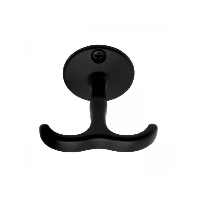 Kaksoiskoukku Beslag Design Siljan, mattamusta