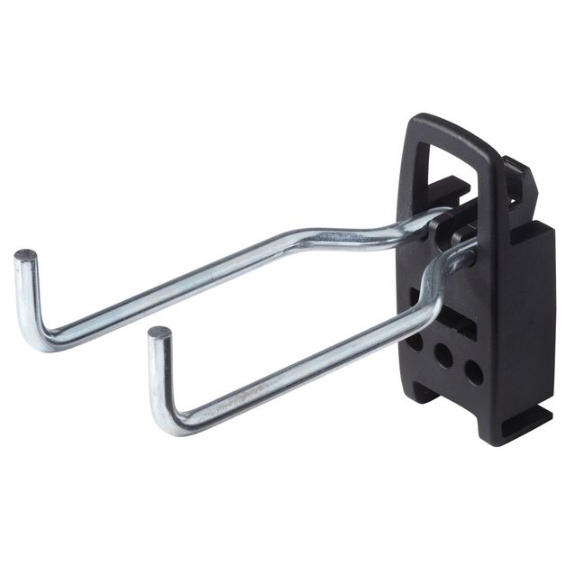 Kaksoiskoukku reikätauluun Wolfcraft 35x60 mm 3 kpl/pkt