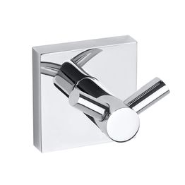 Kaksoispyyhekoukku Bemeta Beta kromi