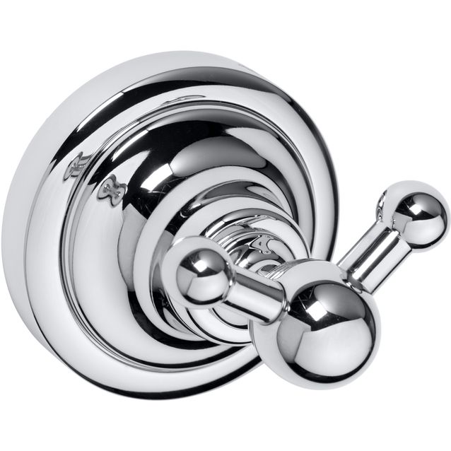 Kaksoispyyhekoukku Bemeta Retro 1, kromi