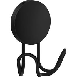 Kaksoispyyhekoukku Beslagsboden BB356 tarrakiinnitys musta