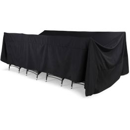 Suojapeite kalusteille 350 x 255 x 65 cm musta