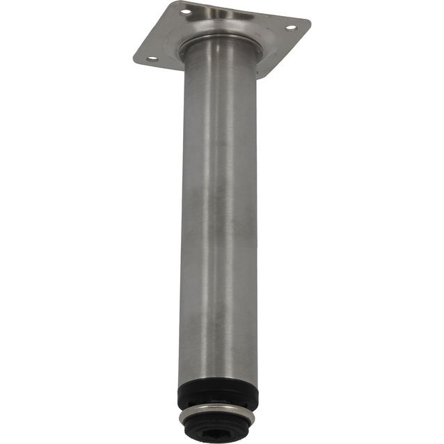 Kalustejalka Pisla, 30x870mm, harjattu nikkeli