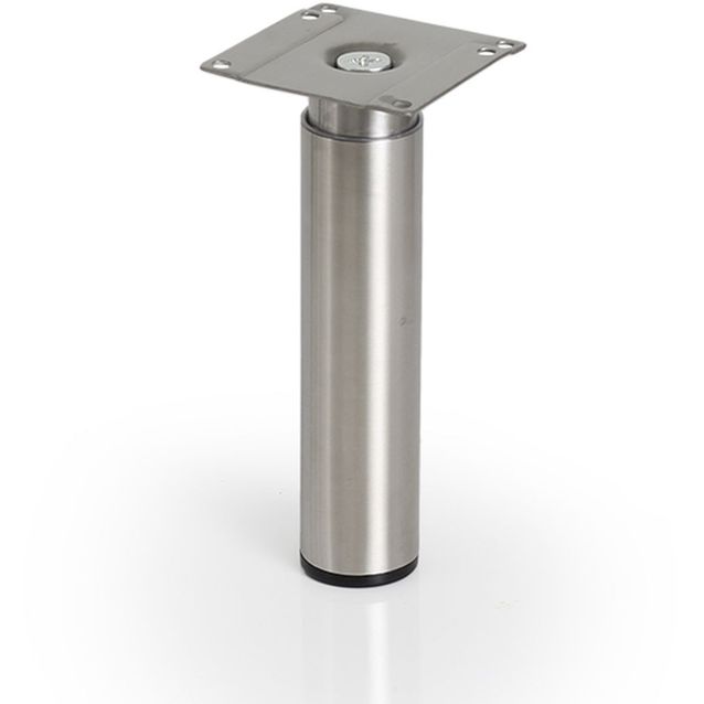 Kalustejalka Grip Rev 135-235 mm harjattu ruostumaton teräs