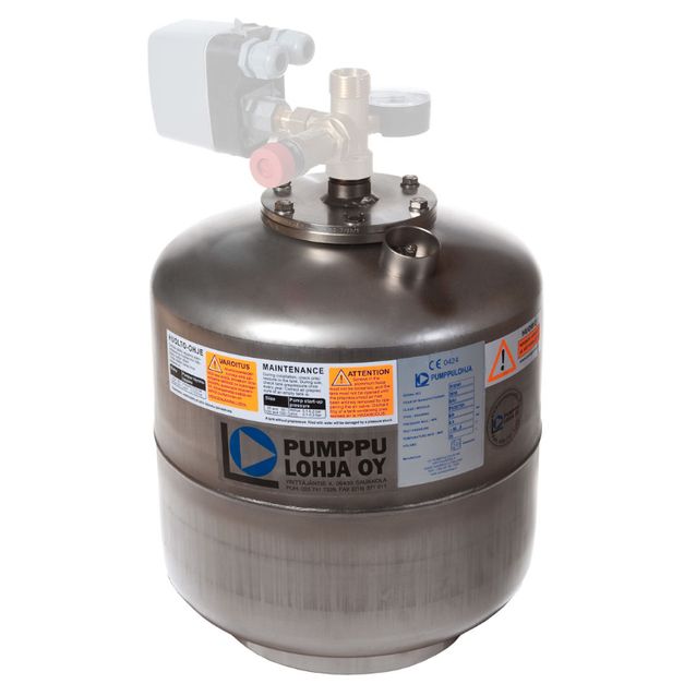 Kalvopainesäiliö KPSV 25 l 6 bar