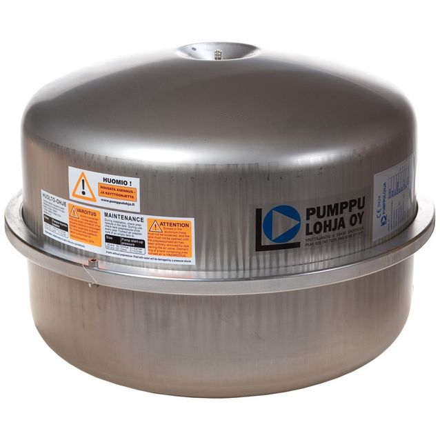 Kalvopainesäiliön Vesiöosa Pumppulohja Lohja 50l/6bar, seinätelineellä