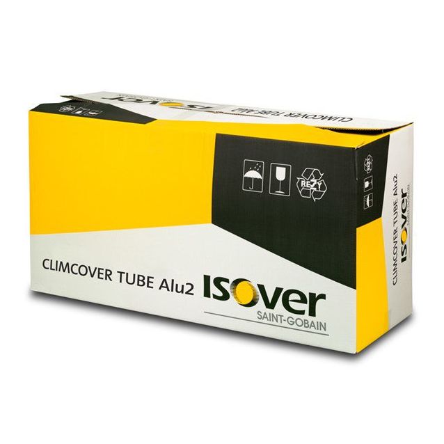 Kanavaeriste ISOVER CLIMCOVER TUBE Alu2 100/50mm 9,6m
