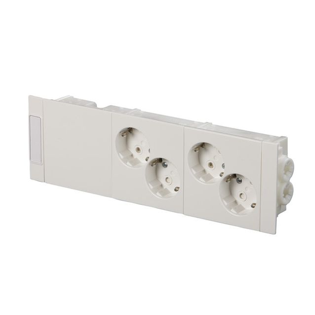 Kanavapistorasia ABB ProDuct - 4S/16A/IP20 Kytk. valkoinen