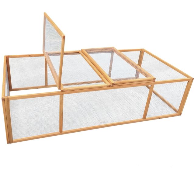 Kanin ulkohäkki Hortus, 180x90x48cm