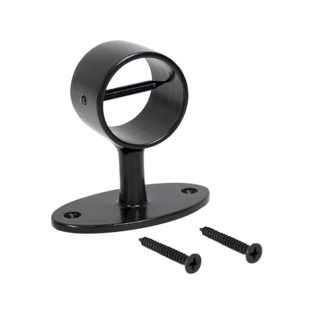 Kannatin Piippo Ø 36mm pulverimaalattu musta