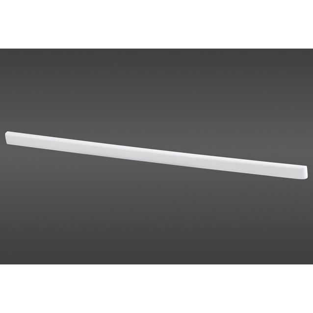 Valkoinen kannatinsuoja 40 viimeistelee hyllyn oikeanpuoleisen kannattimen asennuksen