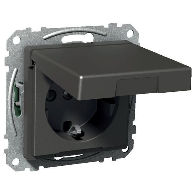 Kannellinen Exxact pistorasia 1S/16A/IP21 0X UKJ ANT 2530112