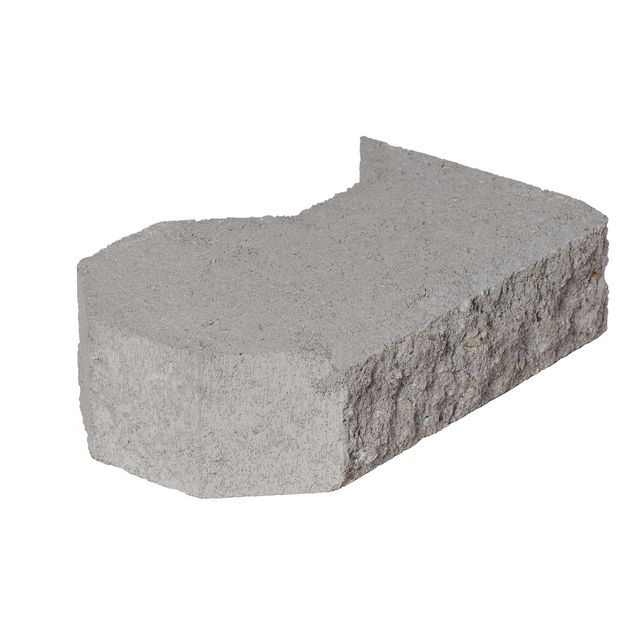 Kansikivi kulmaan HB-Betoni vasen 364x215x100 mm harmaa