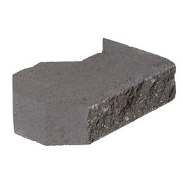 Kansikivi kulmaan HB-Betoni vasen 364x215x100 mm musta