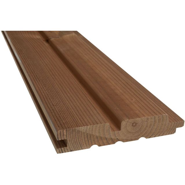 Sisustus-/saunapaneeli Karava Tuplarhombus 26x138x4800 mm lämpökäsitelty mänty