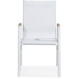 Tuoli Las Vegas valkoinen/tiikki