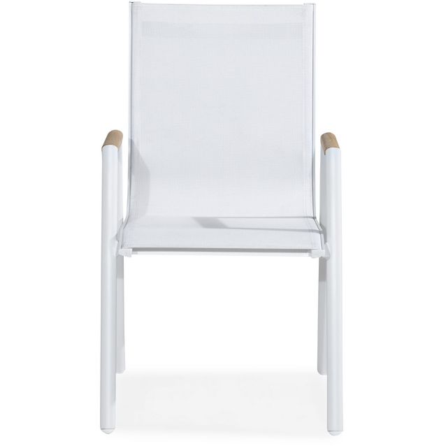 Karmituoli Las Vegas, valkoinen/tiikki