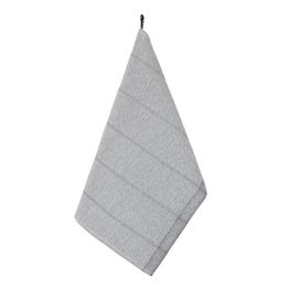 Käsipyyhe Jokipiin Pellava laituri 75x50 valkoinen/tummanharmaa