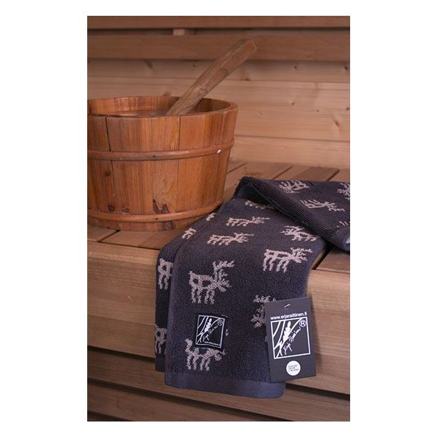 Käsipyyhe Pikkupuoti 50x70 cm harmaa