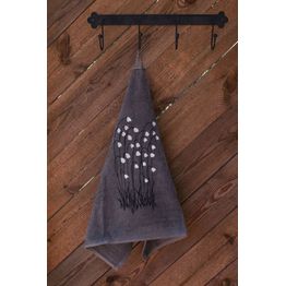 Käsipyyhe Pikkupuoti Suovilla 50x70 cm harmaa