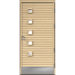 Ulko-ovi Kaskipuu Otso Puudesign mittatilausovi