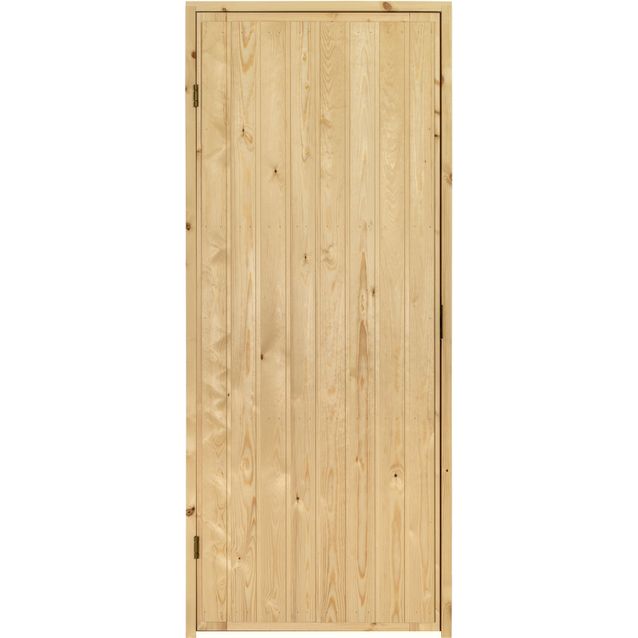 Saunan ovi Kaskipuu SOA 7-8x19 paneloitu karmi 92 mm