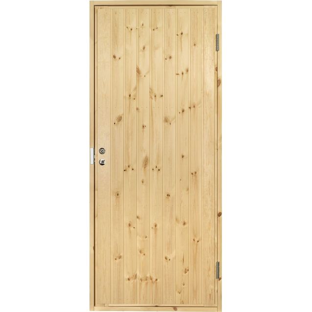 Varaston ovi Kaskipuu VO4A 9x21 eristämätön karmi 94 mm