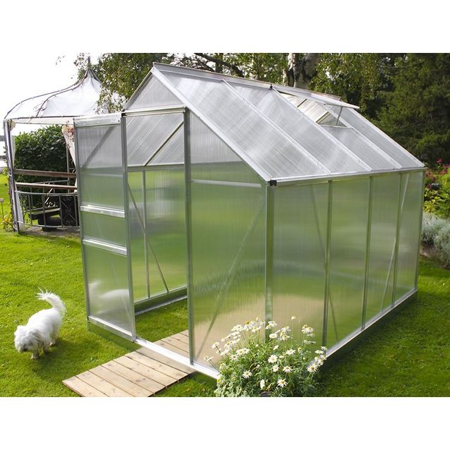 Kasvihuone Halls Popular 5,0 m² kennolevy/alumiini