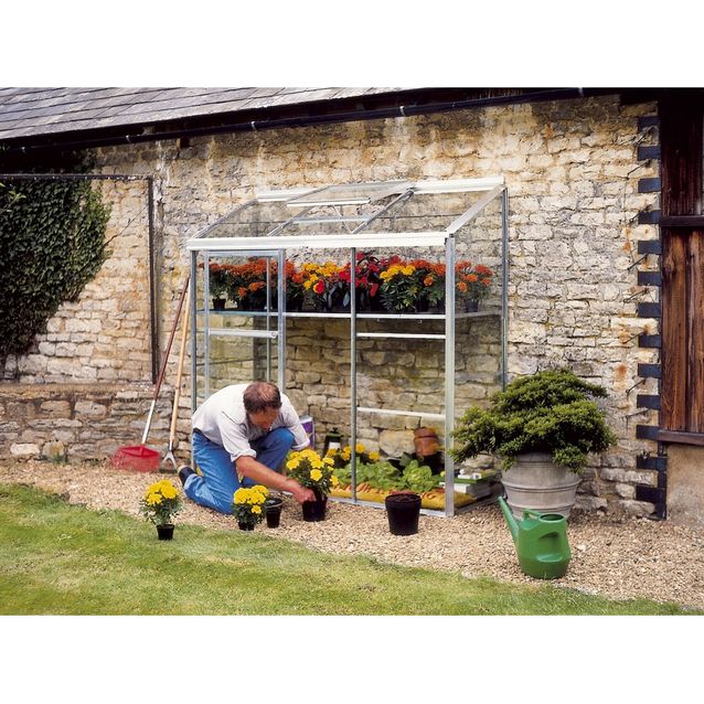 Kasvihuone Altan 1,3 m² lasilla
