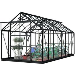 Kasvihuone Lykke 13,0 m² hybrid musta