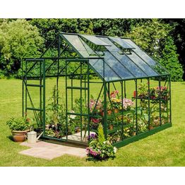 Kasvihuone Halls Magnum 8,3 m² turvalasi/vihreä