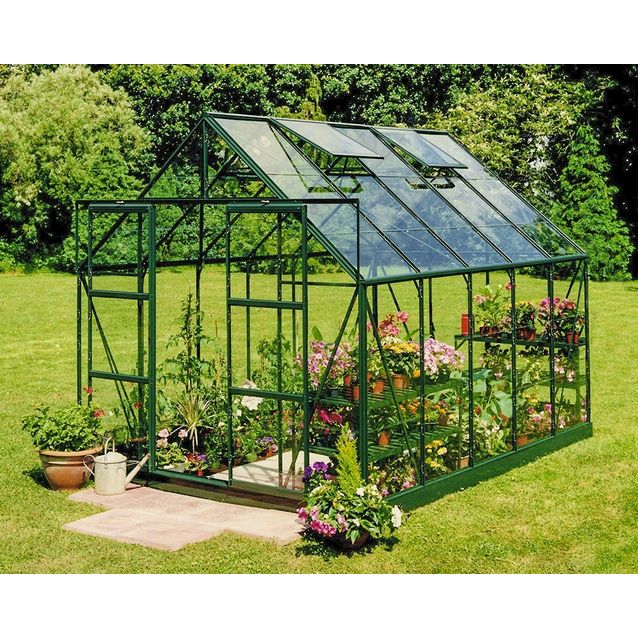Kasvihuone Halls Magnum 8,3 m² turvalasi/vihreä