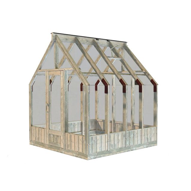 Kasvihuone Palmako Emilia 5,4 m² turvalasi puurunko